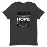 Melanoma Awareness Believe & Hope for a Cure T-Shirt