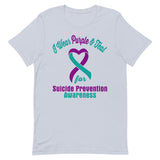 Suicide Awareness I Wear Purple & Teal T-Shirt