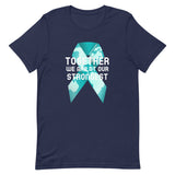 Ovarian Cancer Awareness Together We Are at Our Strongest T-Shirt - The Awareness Store
