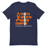 Leukemia Awareness Fighter, Superstar, Warrior, Champion, Hero T-Shirt