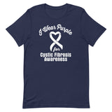Cystic Fibrosis Awareness I Wear Purple T-Shirt - The Awareness Store