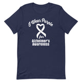 Alzheimer's Awareness I Wear Purple T-Shirt - The Awareness Store