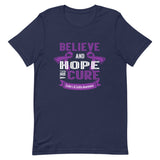 Crohn's Awareness Believe & Hope for a Cure T-Shirt - The Awareness Store