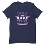 Fibromyalgia Awareness Believe & Hope for a Cure T-Shirt