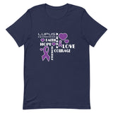 Lupus Awareness Faith, Hope, Courage T-Shirt