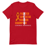 Leukemia Awareness Fighter, Superstar, Warrior, Champion, Hero T-Shirt