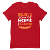 Multiple Sclerosis Awareness Believe & Hope for a Cure T-Shirt - The Awareness Store