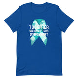 Ovarian Cancer Awareness Together We Are at Our Strongest T-Shirt - The Awareness Store