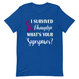 Fibromyalgia Awareness I Survived, What's Your Superpower? T-Shirt - The Awareness Store