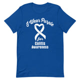 Crohn's Awareness I Wear Purple T-Shirt - The Awareness Store