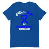 Prostate Cancer Awareness I Wear Blue T-Shirt