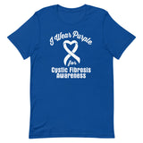 Cystic Fibrosis Awareness I Wear Purple T-Shirt - The Awareness Store
