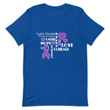 Cystic Fibrosis Awareness Faith, Hope, Courage T-Shirt