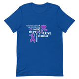 Pancreatic Cancer Awareness Faith, Hope, Courage T-Shirt