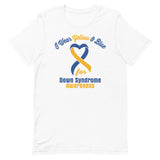 Down Syndrome Awareness I Wear Yellow & Blue T-Shirt - The Awareness Store