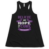 Lupus Awareness Believe & Hope for a Cure Women's Flowy Tank Top