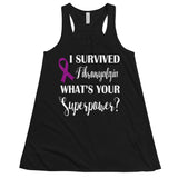 Fibromyalgia Awareness I Survived, What's Your Superpower? Women's Flowy Tank Top