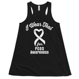 PCOS Awareness I Wear Teal Women's Flowy Tank Top
