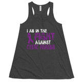Cystic Fibrosis Awareness I am in the Fight Women's Flowy Tank Top
