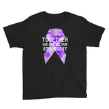 Pancreatic Cancer Awareness Together We Are at Our Strongest Kids T-Shirt