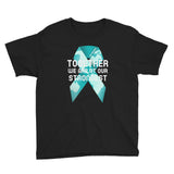 PCOS Awareness Together We Are at Our Strongest Kids T-Shirt