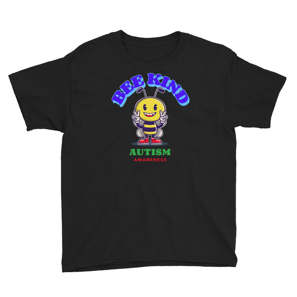 Autism Awareness Bee Kind Kids T-Shirt