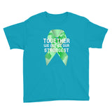 Lymphoma Awareness Together We Are at Our Strongest Kids T-Shirt