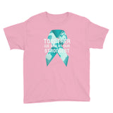Ovarian Cancer Awareness Together We Are at Our Strongest Kids T-Shirt